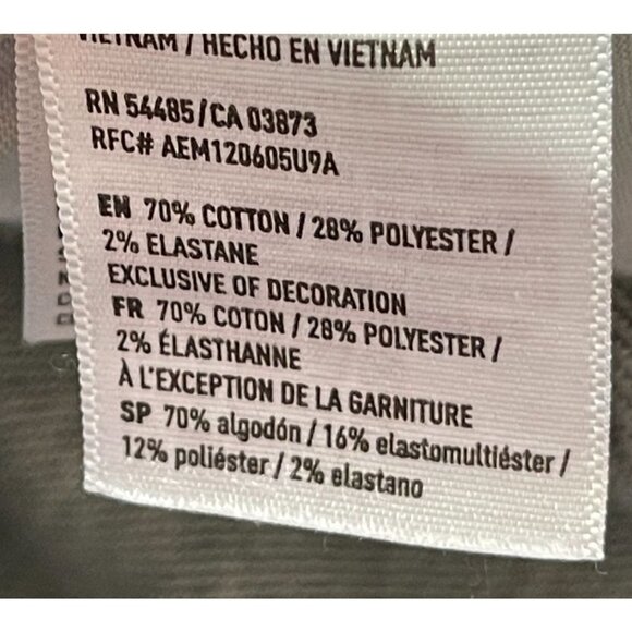 American Eagle Hi-Rise Jegging Dark Wash Raw Hem Size 0 - Picture 6 of 10